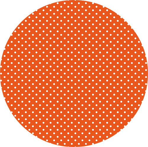 PD014 - Orange Polka Dot-Country Gone Crazy-Country Gone Crazy