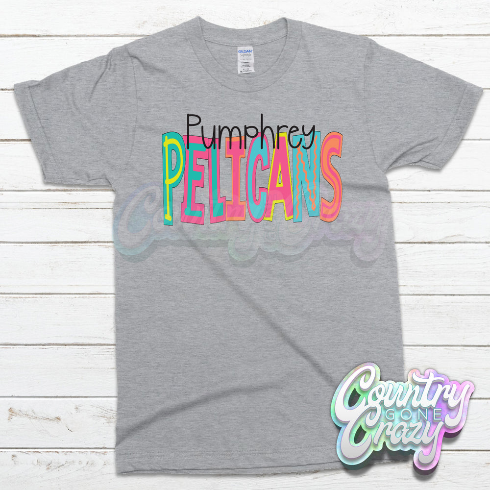 Pumphrey Pelicans MOODLE T-Shirt-Country Gone Crazy-Country Gone Crazy