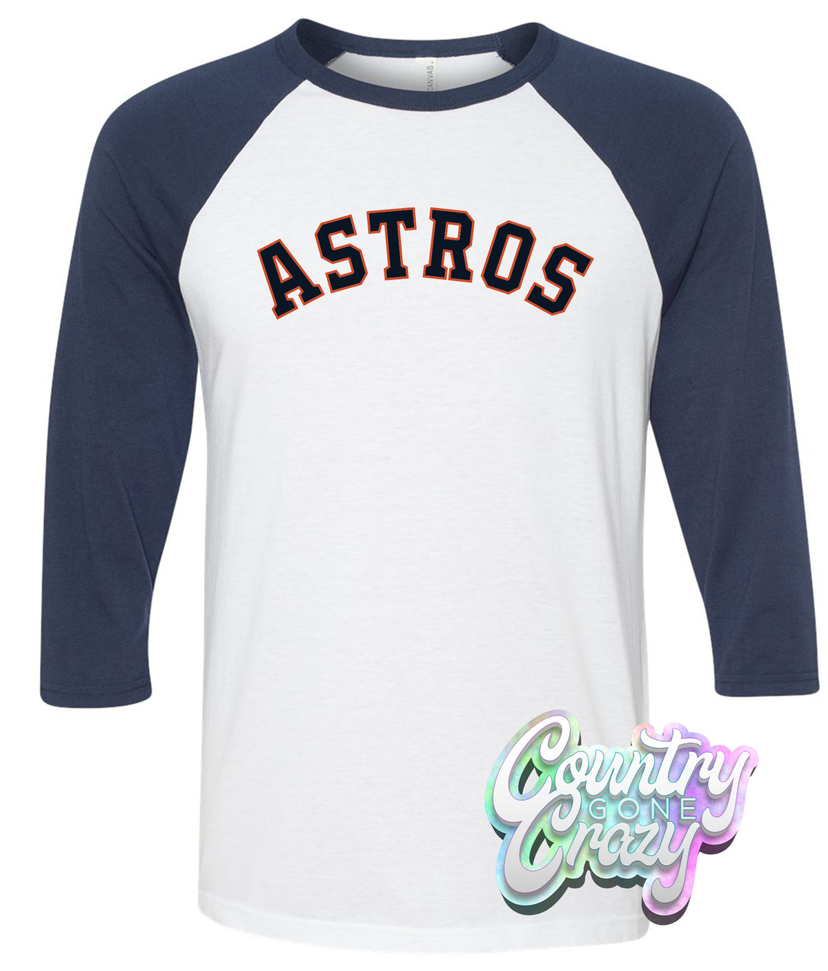 Houston Astros Raglan — Country Gone Crazy