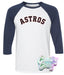 Houston Astros Raglan-Bella + Canvas-Country Gone Crazy