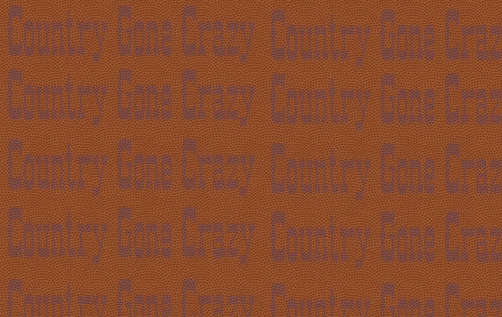 SP016 - Football Leather-Country Gone Crazy-Country Gone Crazy