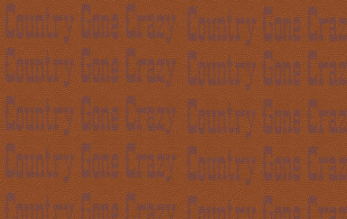 SP016 - Football Leather-Country Gone Crazy-Country Gone Crazy
