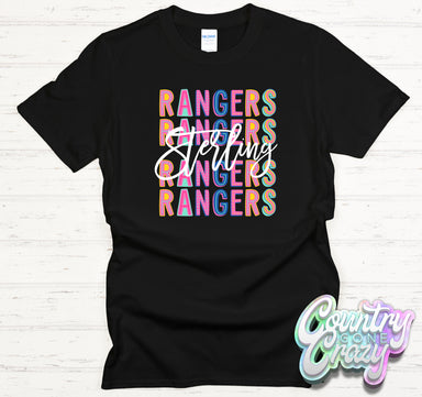 Sterling Rangers Fun Letters - T-Shirt-Country Gone Crazy-Country Gone Crazy