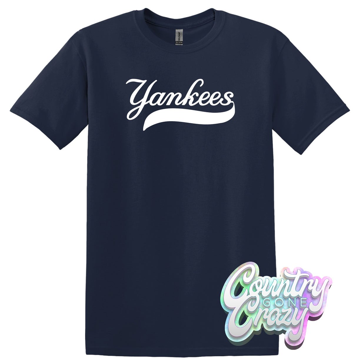 New York Yankees God family country Yankees t-shirt - T-Shirt AT