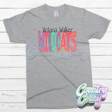 Victoria Walker Wildcats MOODLE T-Shirt-Country Gone Crazy-Country Gone Crazy