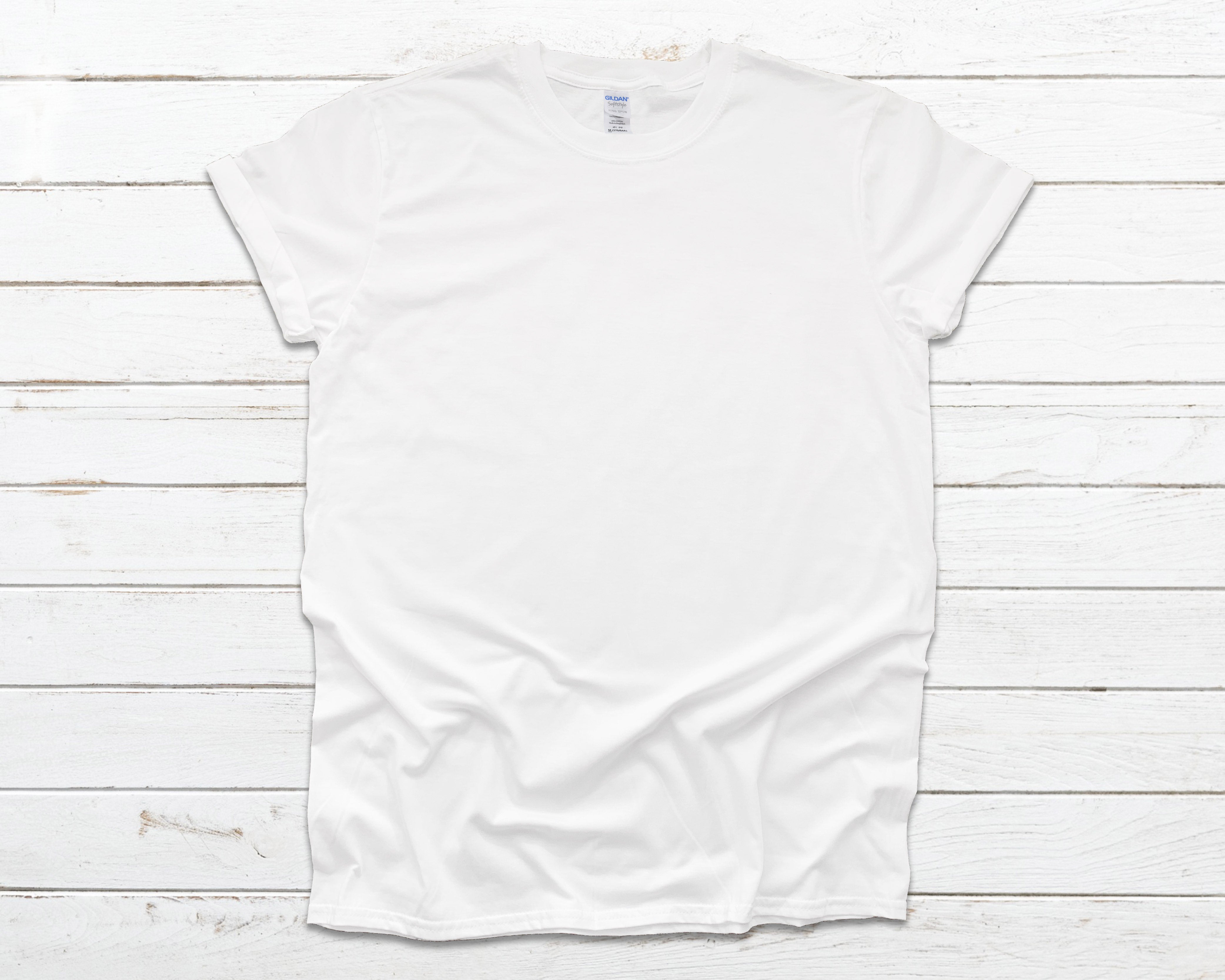 White - Adult Softstyle T-Shirt-Gildan-Country Gone Crazy