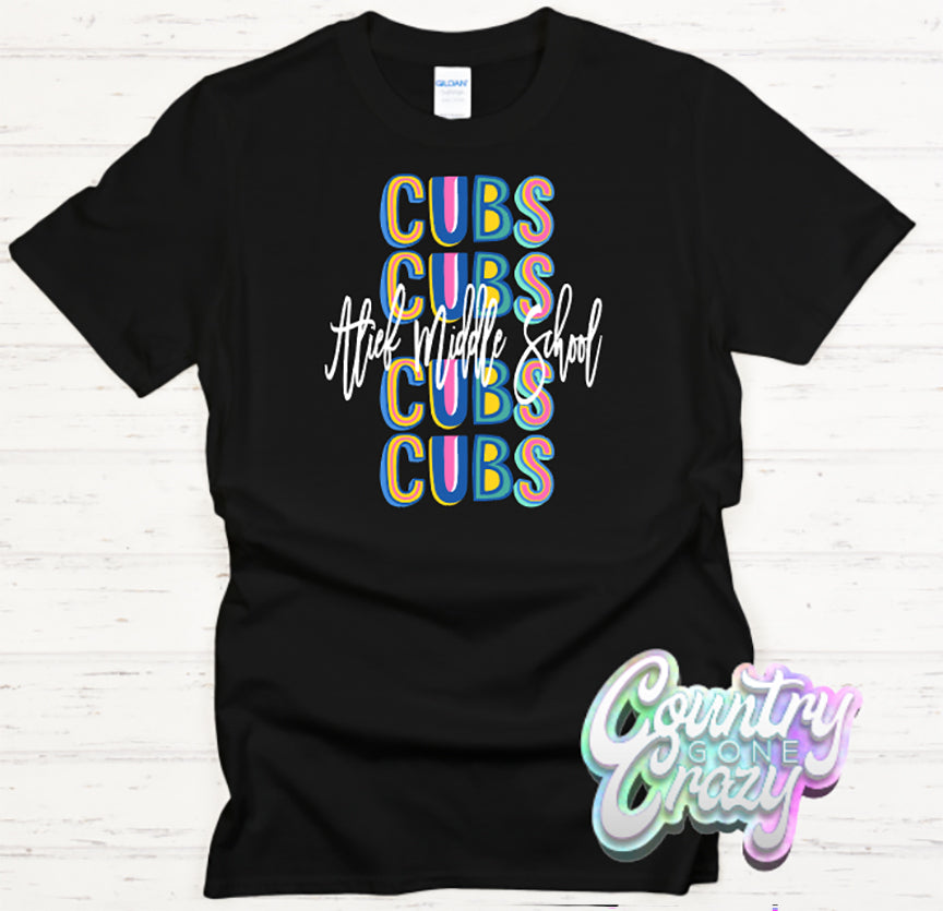 Alief Middle School Cubs Fun Letters - T-Shirt — Country Gone Crazy