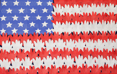 AM011 - American Flag Hands-Country Gone Crazy-Country Gone Crazy