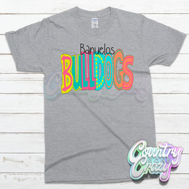 Banuelos Bulldogs MOODLE T-Shirt-Country Gone Crazy-Country Gone Crazy