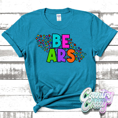 Bears Colorful Leopard T-Shirt-Country Gone Crazy-Country Gone Crazy