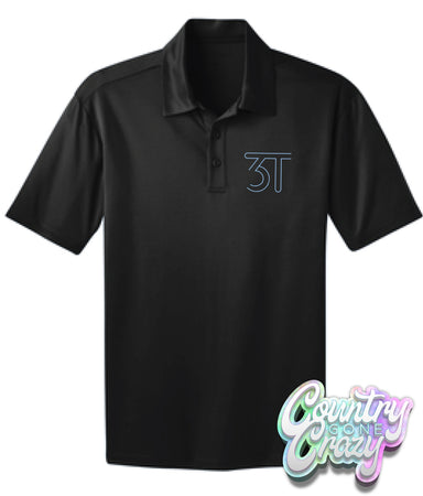 3T - Black Polo-Port & Company-Country Gone Crazy