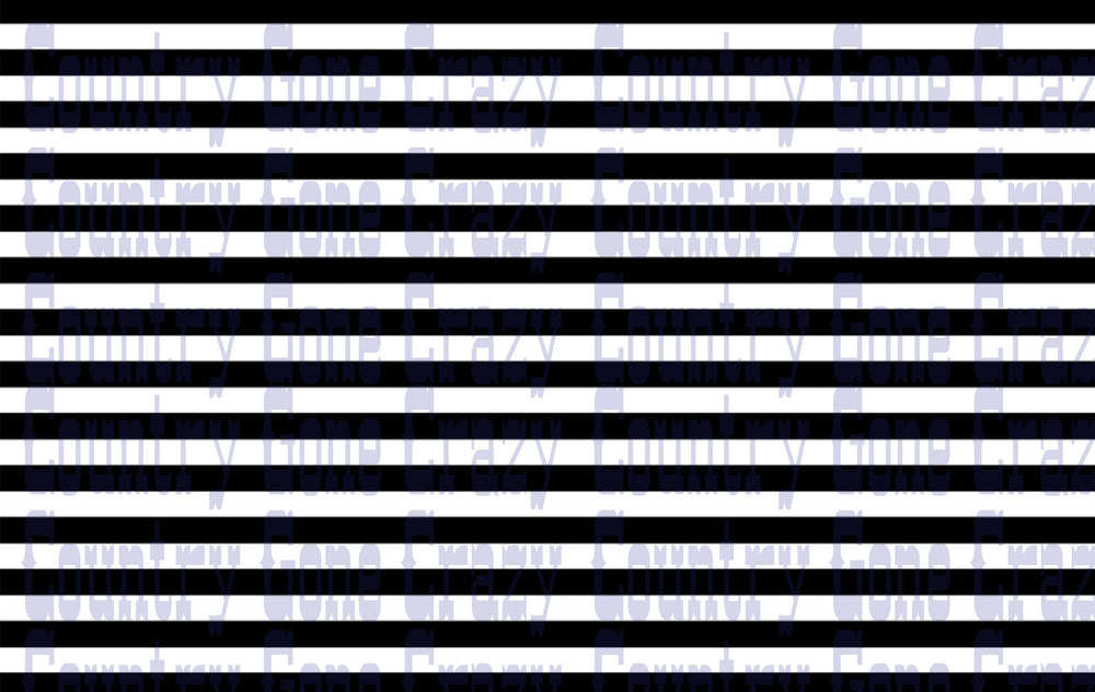 Black & White Stripes Sign Vinyl-Orafol-Country Gone Crazy