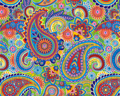 PA001 - Colorful Paisley-Country Gone Crazy-Country Gone Crazy