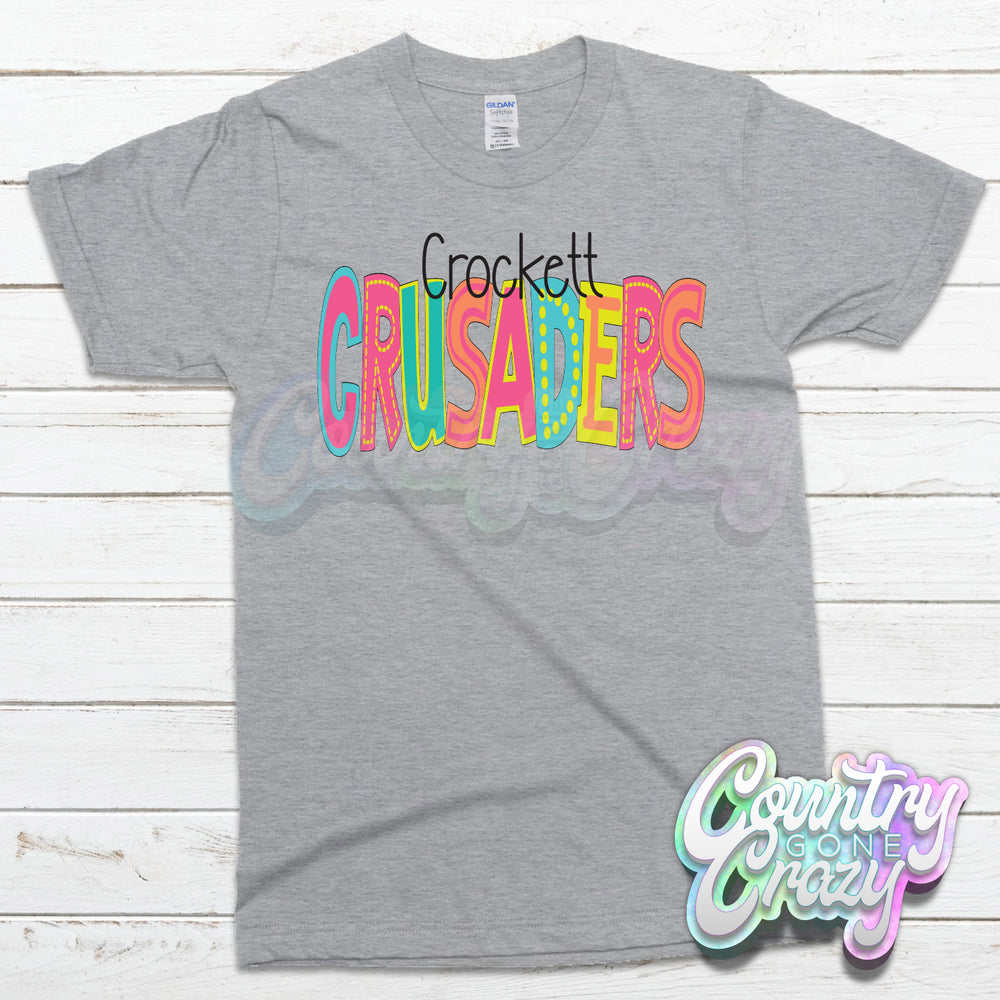 Crockett Crusaders MOODLE T-Shirt-Country Gone Crazy-Country Gone Crazy