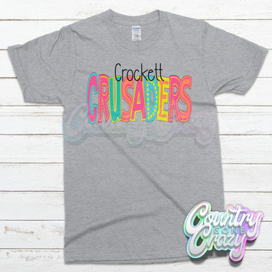 Crockett Crusaders MOODLE T-Shirt-Country Gone Crazy-Country Gone Crazy