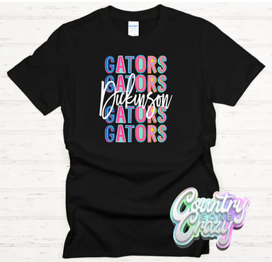 Dickinson Gators Fun Letters - T-Shirt-Country Gone Crazy-Country Gone Crazy