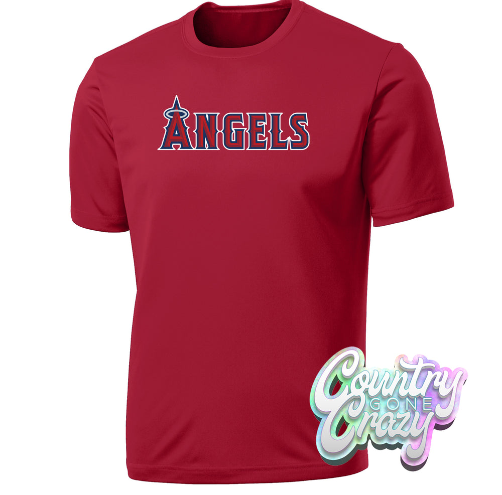 Los Angeles Angels - Dry-Fit T-Shirt-Port & Company-Country Gone Crazy