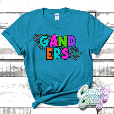 Ganders Colorful Leopard T-Shirt-Country Gone Crazy-Country Gone Crazy