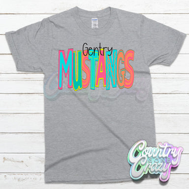 Gentry Mustangs MOODLE T-Shirt-Country Gone Crazy-Country Gone Crazy