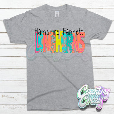 Hamshire Fannett Longhorns MOODLE T-Shirt-Country Gone Crazy-Country Gone Crazy