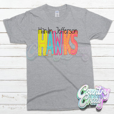 Hardin Jefferson Hawks MOODLE T-Shirt-Country Gone Crazy-Country Gone Crazy