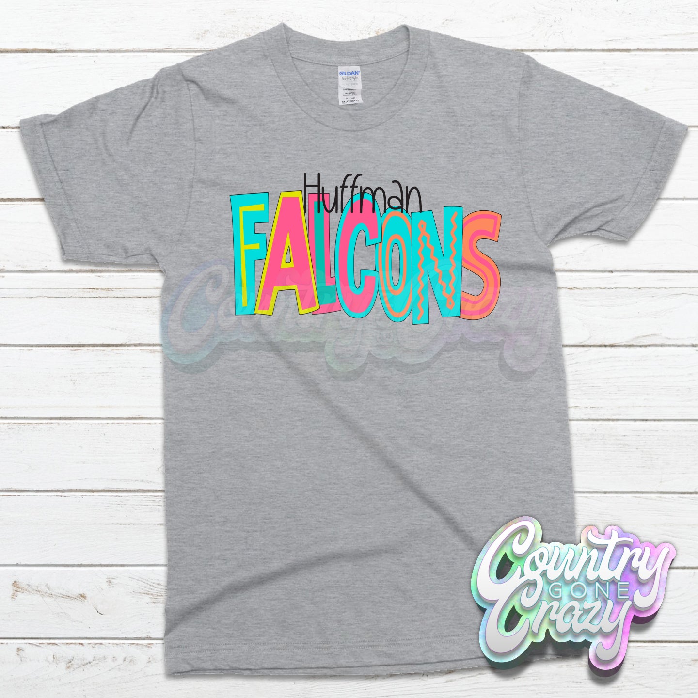 God Says I Am - Huffman Falcons - T-Shirt — Country Gone Crazy