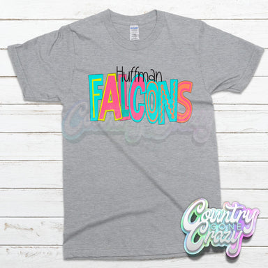 Huffman Falcons MOODLE T-Shirt-Country Gone Crazy-Country Gone Crazy