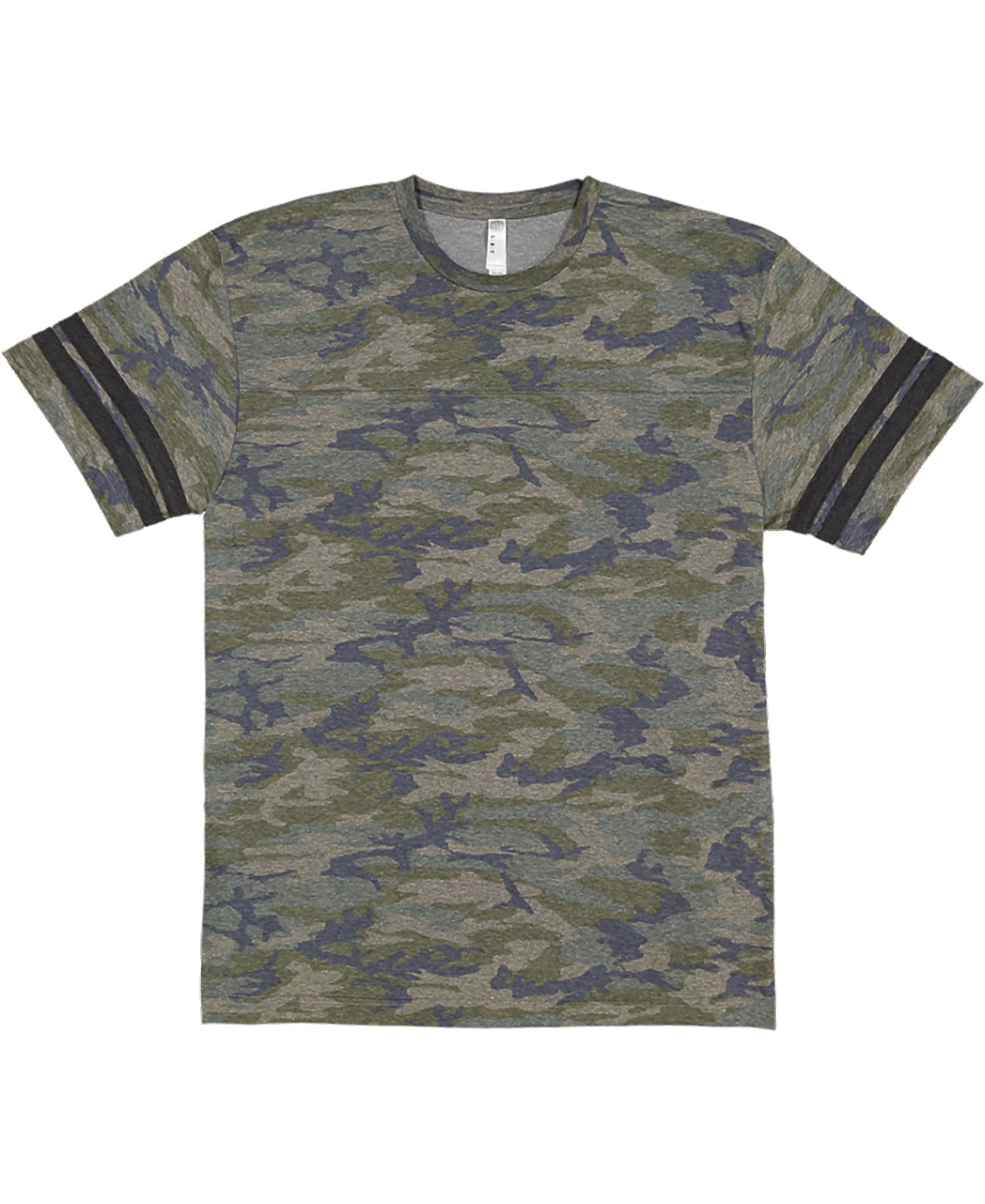 Vintage Camo - Adult Football Tee-LAT-Country Gone Crazy