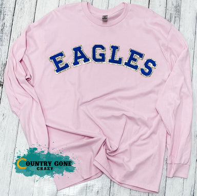 Light Pink Long Sleeve - EAGLES-Country Gone Crazy-Country Gone Crazy