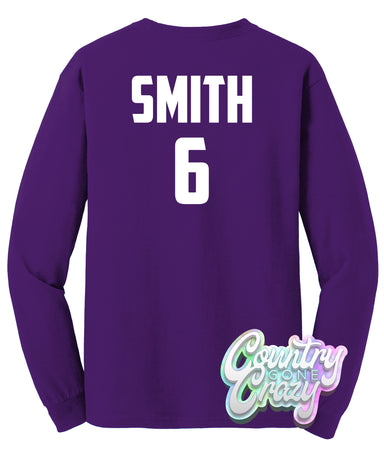 Peacocks Purple Long Sleeve-Country Gone Crazy-Country Gone Crazy