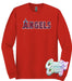 Los Angeles Angels Red Long Sleeve-Country Gone Crazy-Country Gone Crazy