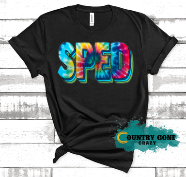 HT1067 • SPED Tie Dye-Country Gone Crazy-Country Gone Crazy