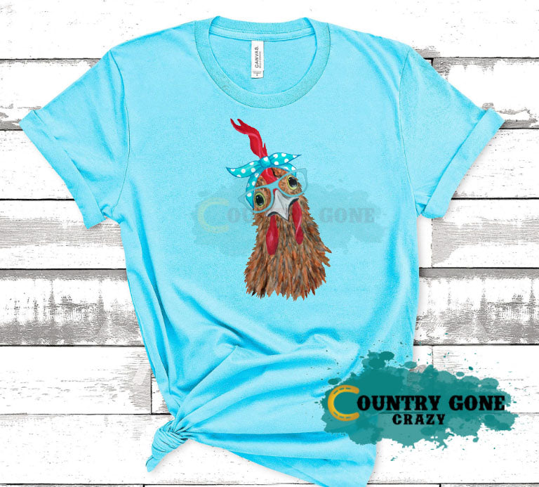 HT1210 • Chicken with Bandana-Country Gone Crazy-Country Gone Crazy