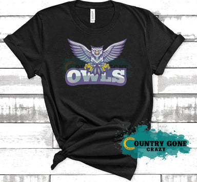 HT1445 • Owls Mascot-Country Gone Crazy-Country Gone Crazy