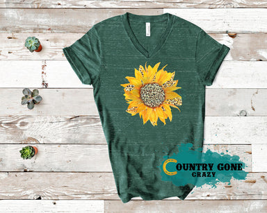 HT856 • Leopard Sunflower-Country Gone Crazy-Country Gone Crazy