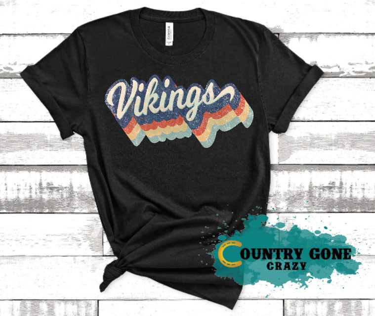 HT834 • Vikings Retro-Country Gone Crazy-Country Gone Crazy