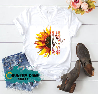 HT600 • Be The Change Sunflower-Country Gone Crazy-Country Gone Crazy