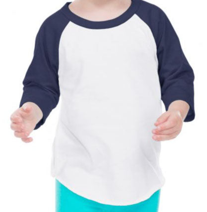 Infant Raglan - Navy Sleeve / White Body-Country Gone Crazy-Country Gone Crazy