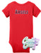 Los Angeles Angels Red Onesie-Rabbit Skins-Country Gone Crazy