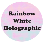 Rainbow White - Glitter HTV — Country Gone Crazy