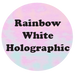 Rainbow White - Holographic HTV-Country Gone Crazy-Country Gone Crazy