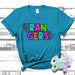 Rangers Colorful Leopard T-Shirt-Country Gone Crazy-Country Gone Crazy