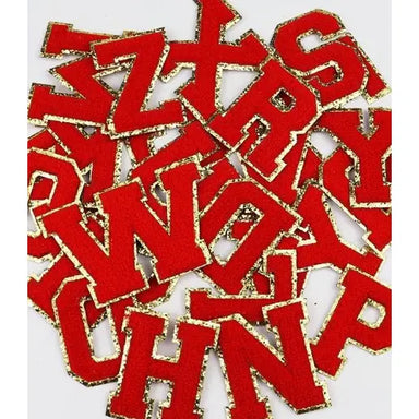 Chenille Iron-On Patches - Red — Country Gone Crazy