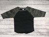 Toddler Raglan - Vintage Smoke Body with Camo Sleeves-Rabbit Skins-Country Gone Crazy