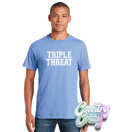 Triple Threat Carolina T-Shirt-Country Gone Crazy-Country Gone Crazy