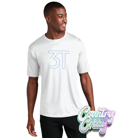 3T - White - Dry-Fit T-Shirt-Port & Company-Country Gone Crazy