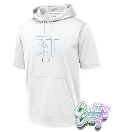 3T - White Short Sleeve Pullover-Country Gone Crazy-Country Gone Crazy