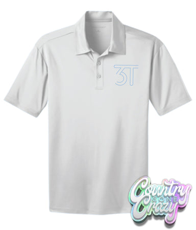 3T - White Polo-Port & Company-Country Gone Crazy